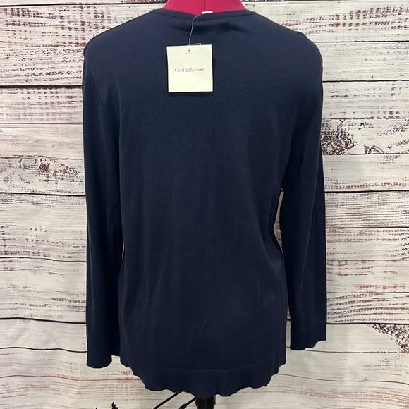 CROFT & BARROW cardigan #1380, size medium - Picture 4 of 8